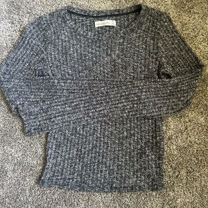 Abercrombie & Fitch Charcoal Long Sleeve
